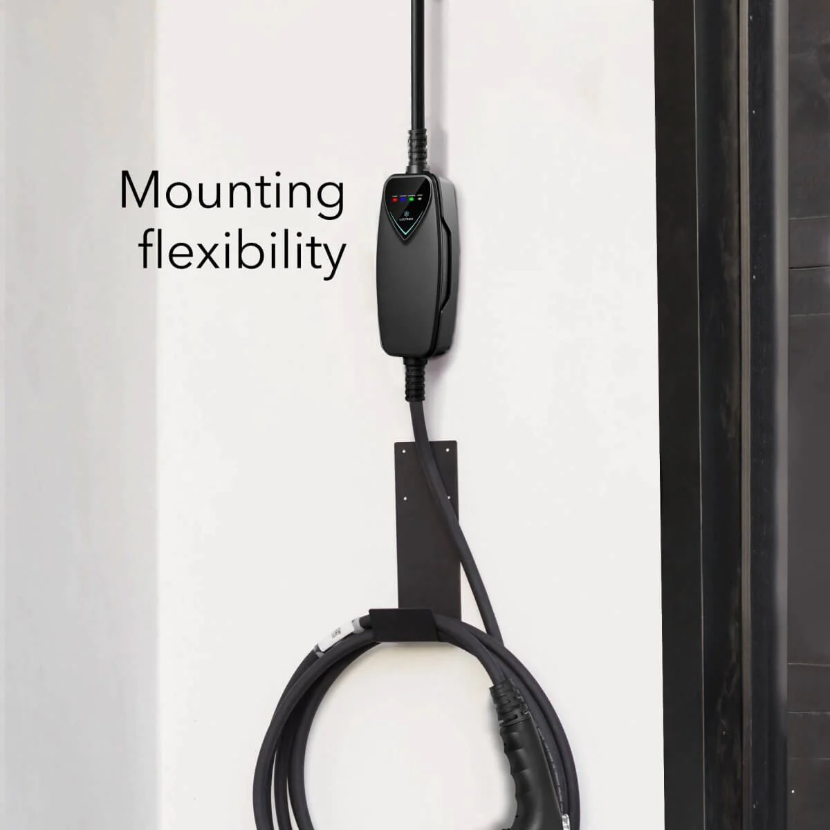 Lectron Portable Level 2 J1772 EV Charger + Charger Handle Dock and J-Hook | 240V | 40 Amp | NEMA 14-50 - Image 3