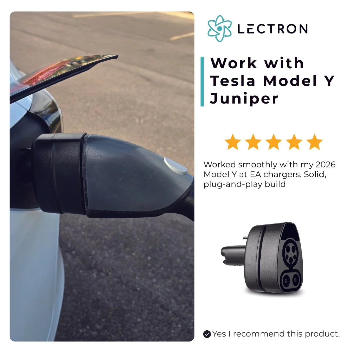 Lectron CCS to Tesla (NACS) EV Adapter | UL 2252 Certified | 1,000V | 500 Amp - Image 8