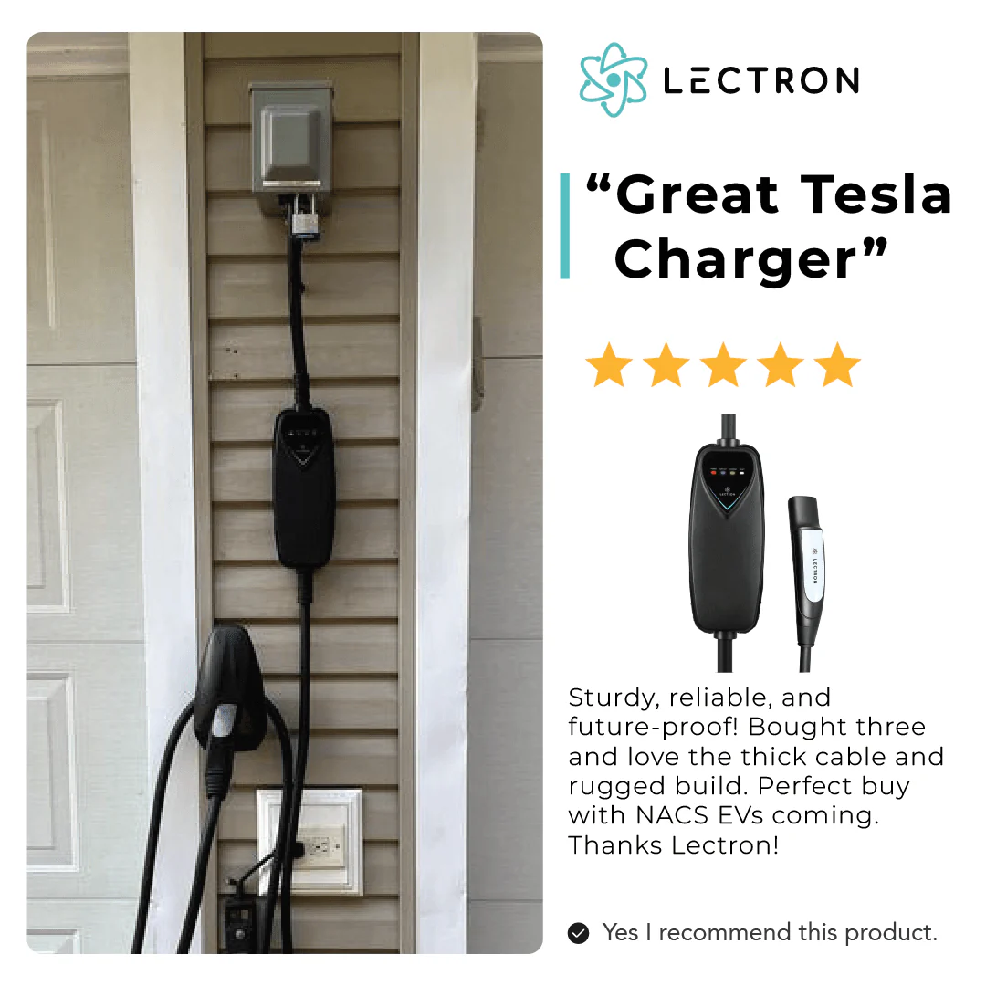 Lectron Portable Level 2 Tesla EV Charger | 240V | 40 Amp | NEMA 14-50 - Image 7