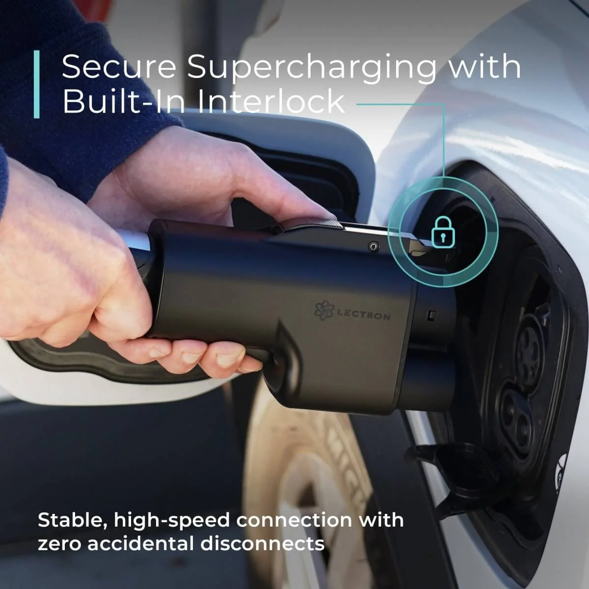 Lectron NACS to CCS Adapter with Interlock | Vortex Plus | 500A | 1,000V | UL 2252 Certified | Compatible with Tesla Superchargers - Image 6