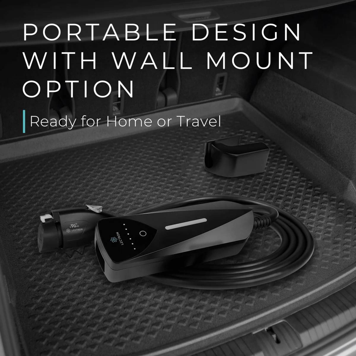 Lectron Portable Level 1 & 2 J1772 EV Charger | 120V & 240V | Adjustable Current 8-40A | NEMA 5-15 & 14-50 - Image 6