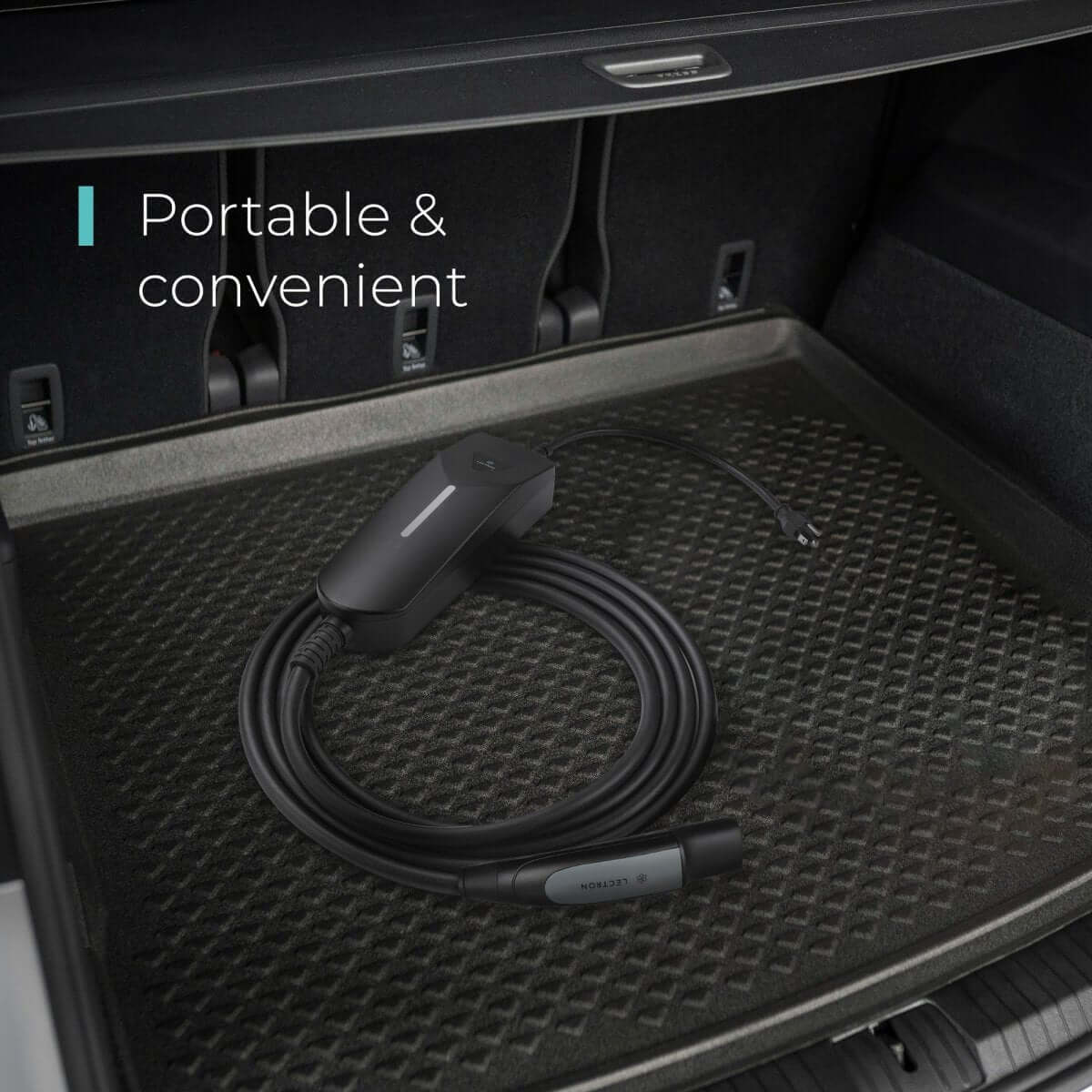 Lectron Portable Level 1 & 2 Tesla NACS EV Charger | 120V & 240V | 12 & 40 Amp | NEMA 5-15 & 14-50 - Image 4