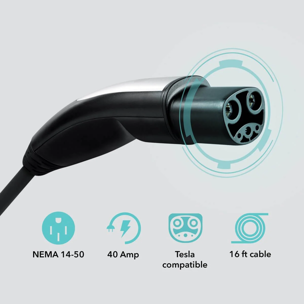Lectron Portable Level 2 Tesla Charger + CCS to Tesla Adapter + J1772 to Tesla Adapter Bundle | 240V | 40 Amp | NEMA 14-50 - Image 4